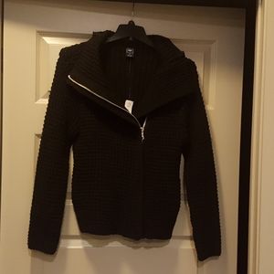 GAP Moto Sweater Jacket, NWT